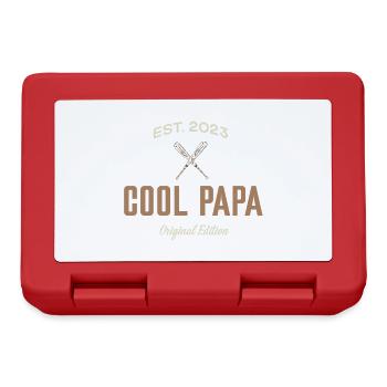 cool papa - Boîte à goûter - rouge - Devant