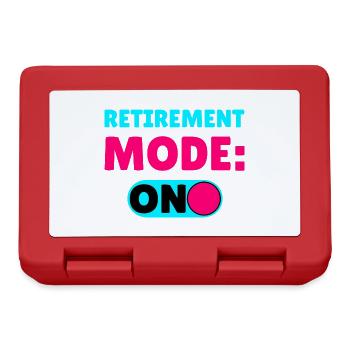 Mode retraite ON Mode retraite Retraité Retraité - Boîte à goûter - rouge - Devant