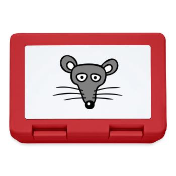 Mouse Mouse Cute Little Rat Rodent Friendly - Lunchbox - red - Front