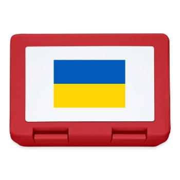 Drapeau de l’Ukraine - Boîte à goûter - rouge - Devant