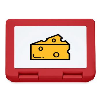 fromage - Boîte à goûter - rouge - Devant