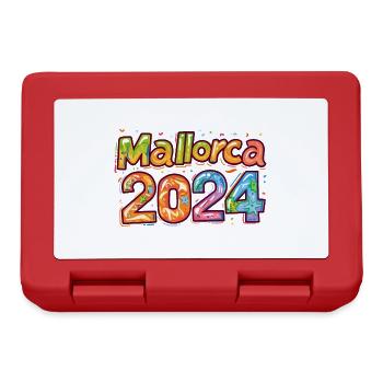 Mallorca 2024 Bunt - Brotdose - Rot - Vorne