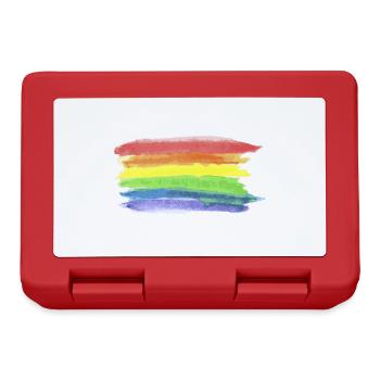 LGBT Flag Rainbow Flag Pride Gay Gay - Lunchbox - red - Front