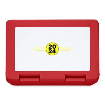 2024 Année du cœur - Boîte à goûter - rouge - Devant
