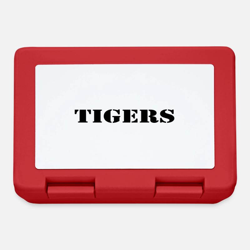 Tigers - Lunchbox - red