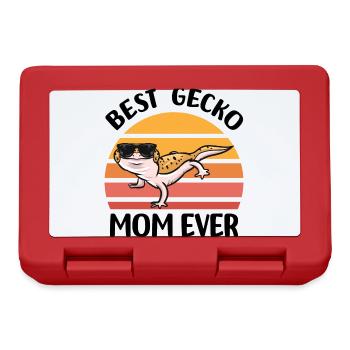 Gecko Mama - Boîte à goûter - rouge - Devant