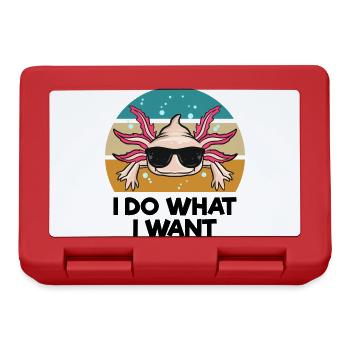 Axolotl - Lunchbox - red - Front