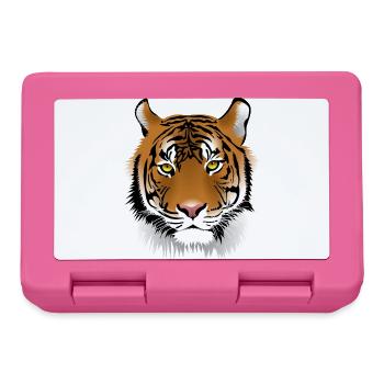 Tiger face - Lunchbox - pink - Front
