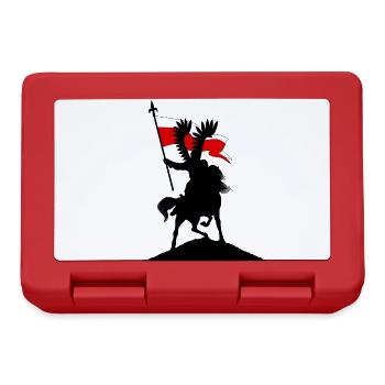 HUSARZ HUSAR HUZAR NA KONIU POLSKA FLAGA - Lunchbox - red - Front