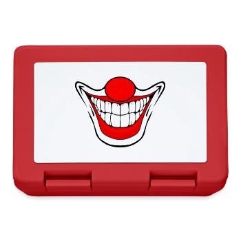 Smileyface, clown psycho tueur d'horreur maléfique - Boîte à goûter - rouge - Devant
