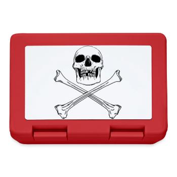 DRAPEAU PIRATE - Boîte à goûter - rouge - Devant
