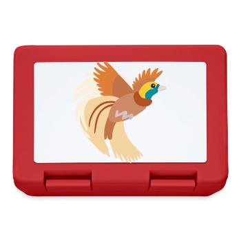 Bird of paradise - Lunchbox - red - Front
