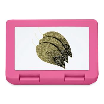 Leaves Decorative - Lunchbox - pink - Front