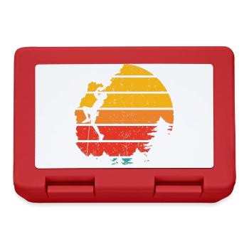 Vintage Trad Climbing Rock Climbing - Lunchbox - red - Front