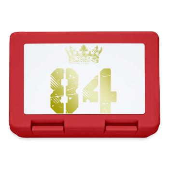 84 Couronne numérique - Boîte à goûter - rouge - Devant