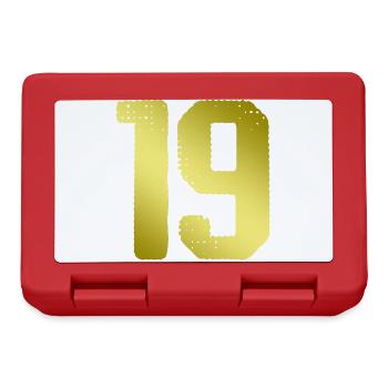 Maillot 19 Numéro - Boîte à goûter - rouge - Devant