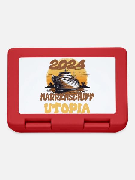 Narrenschiff Utopia, Zitat - Brotdose - Rot