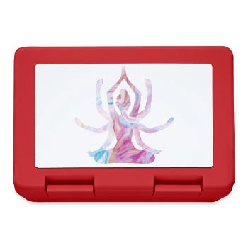 Fille du Yoga Spirituel - Boîte à goûter - rouge - Devant