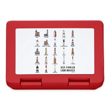FINNISH LIGHTHOUSE Hemden, Textilien und Geschenkartikel - Brotdose - Rot - Vorne