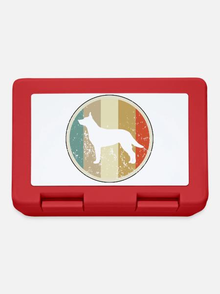 Australischer Australian Kelpie - Brotdose - Rot