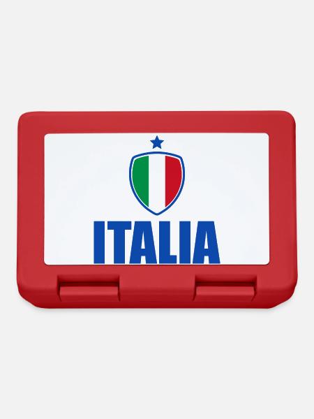 | ITALIA ITALIE | EURO - Boîte à goûter - rouge