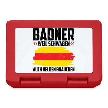 Baden - Brotdose - Rot - Vorne