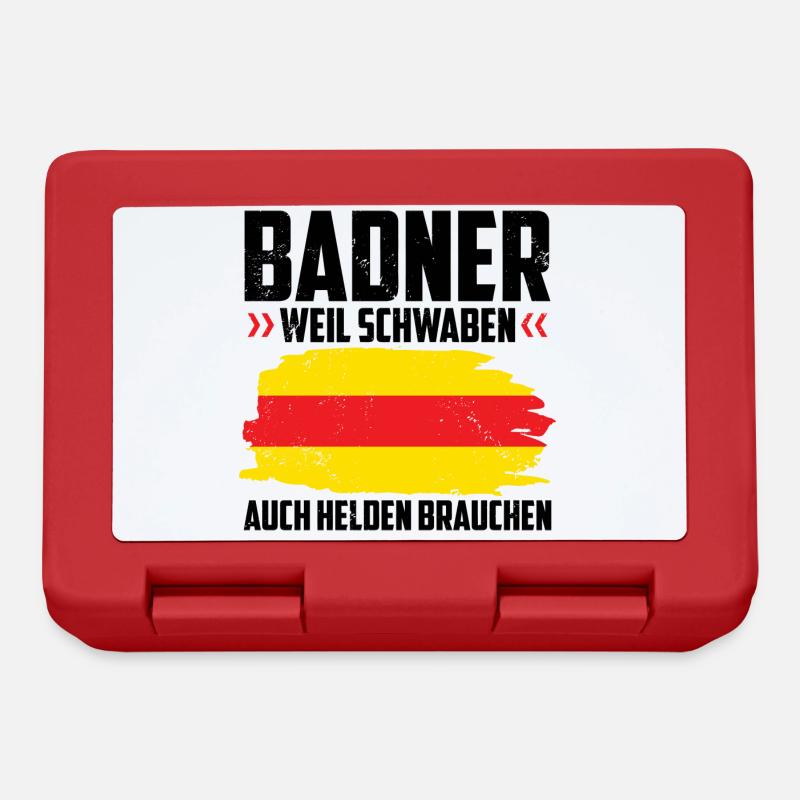 Baden - Brotdose - Rot
