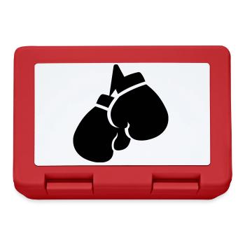 Boxing gloves symbol - Lunchbox - red - Front