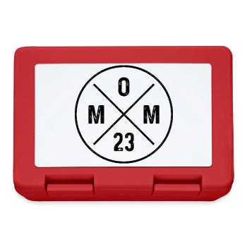 Maman 23 Mère Progéniture Annonce de bébé Maman 2023 - Boîte à goûter - rouge - Devant