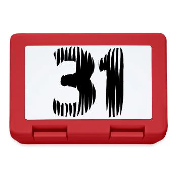 31 number jersey - Lunchbox - red - Front