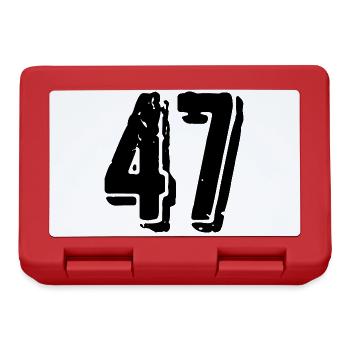 Maillot numéro 47 - Boîte à goûter - rouge - Devant
