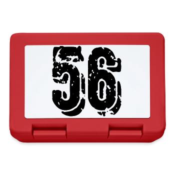 Maillot numéro 56 - Boîte à goûter - rouge - Devant