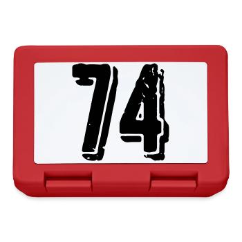 74 number jersey - Lunchbox - red - Front
