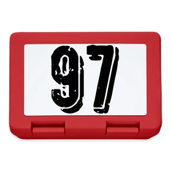 Maillot numéro 97 - Boîte à goûter - rouge - Devant