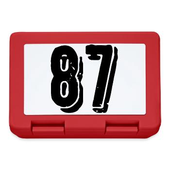 87 Number jersey - Lunchbox - red - Front