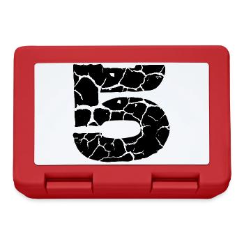 Maillot numéro 5 - Boîte à goûter - rouge - Devant