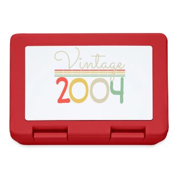 Jahrgang 2004 - Brotdose - Rot - Vorne