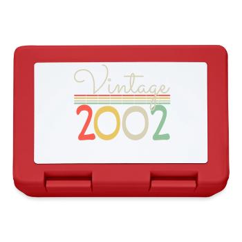 Jahrgang 2002 - Brotdose - Rot - Vorne