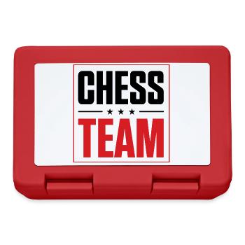 Chess Team - Lunchbox - red - Front