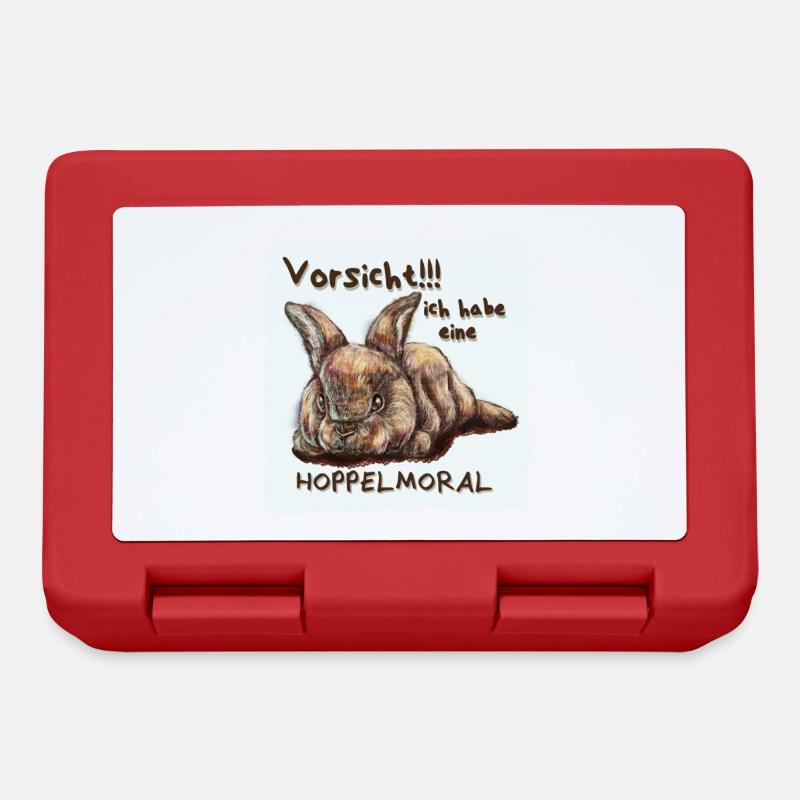 Hoppelmoral - Brotdose - Rot