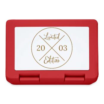 Edition limitée 2003 - Boîte à goûter - rouge - Devant