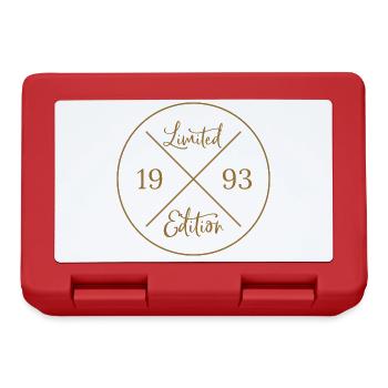 Limited Edition 1993 Geburtstag Geschenk - Brotdose - Rot - Vorne
