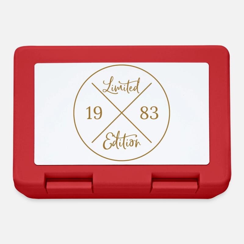Limited Edition 1983 Geschenk - Brotdose - Rot