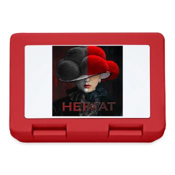 Schwarzwald Lady Art Heimat - Brotdose - Rot - Vorne