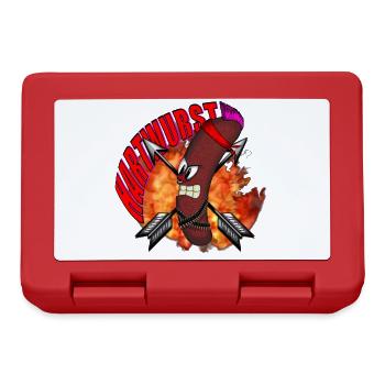 Hard cured sausage - Lunchbox - red - Front