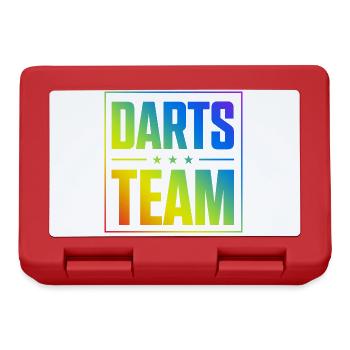 Darts Team - Lunchbox - red - Front