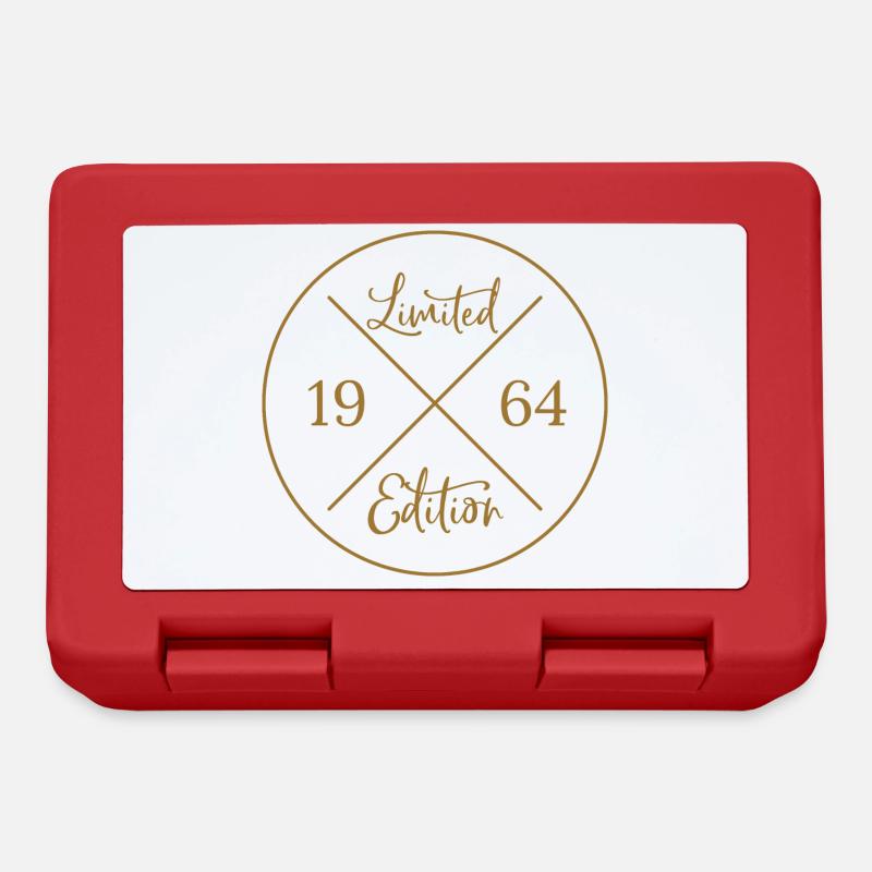 Geschenk Geburtstag / Limited Edition 1964 - Brotdose - Rot