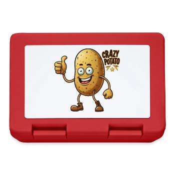 Crazy Veggies: Potato thumbs up - Brotdose - Rot - Vorne