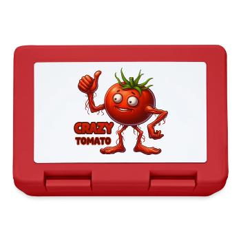 Crazy Veggies: Horror Tomato and Thumbs Up - Lunchbox - red - Front