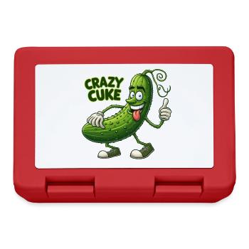 Crazy Veggies: Spiky Hairy Cuke Thumbs Up - Lunchbox - red - Front
